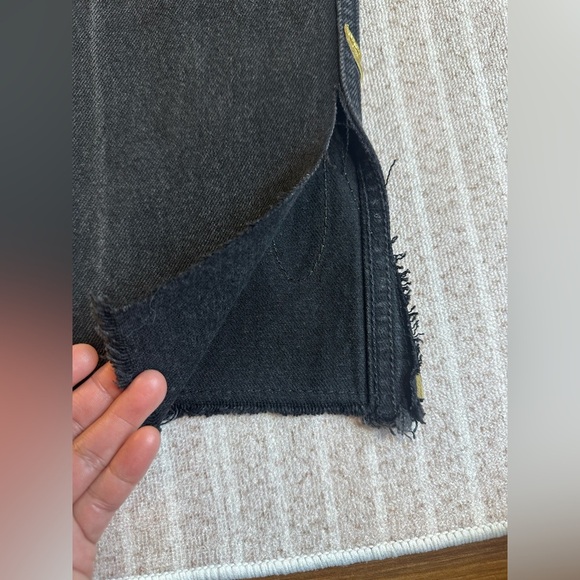 After Party Leather Flame Levi's 505 Jeans woman’s Sz 30 High Rise Vintage - Picture 11 of 11